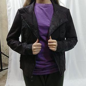Faux leather jacket